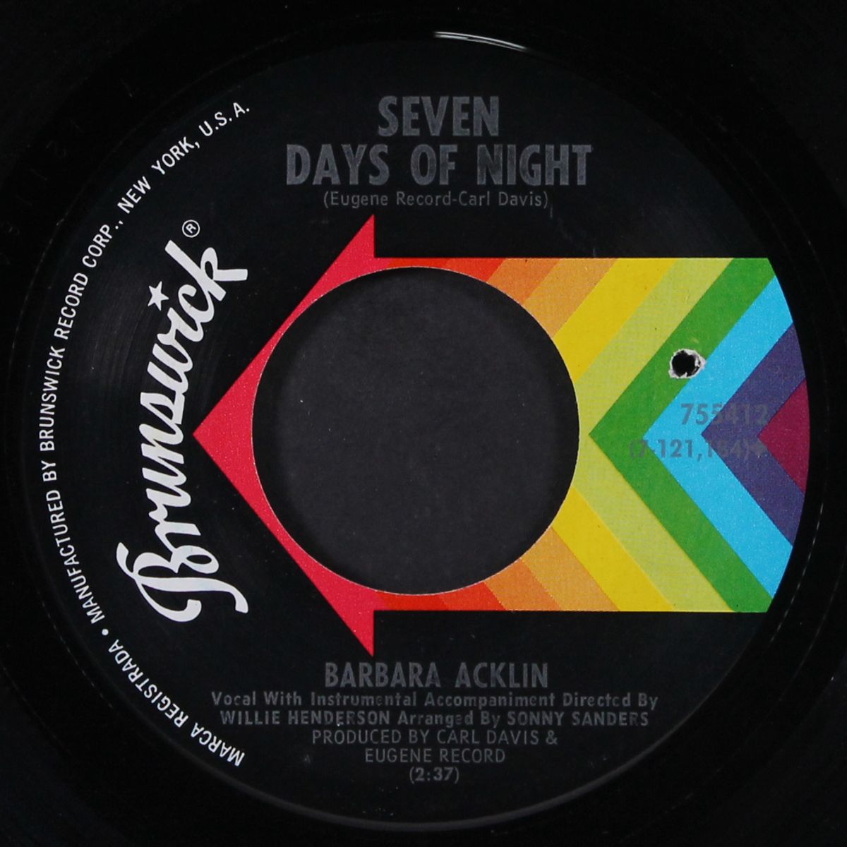 seven days of night / a raggedy ride by BARBARA ACKLIN