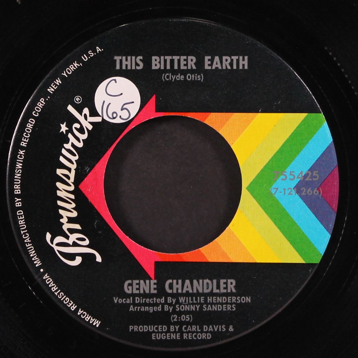 suicide / this bitter earth by GENE CHANDLER