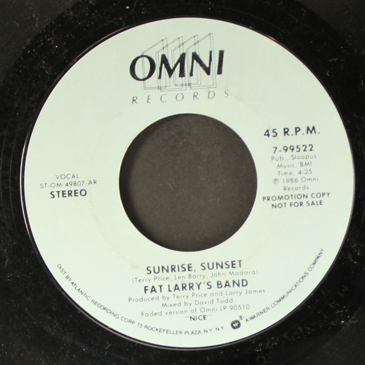 sunrise, sunset / same by FAT LARRY'S BAND