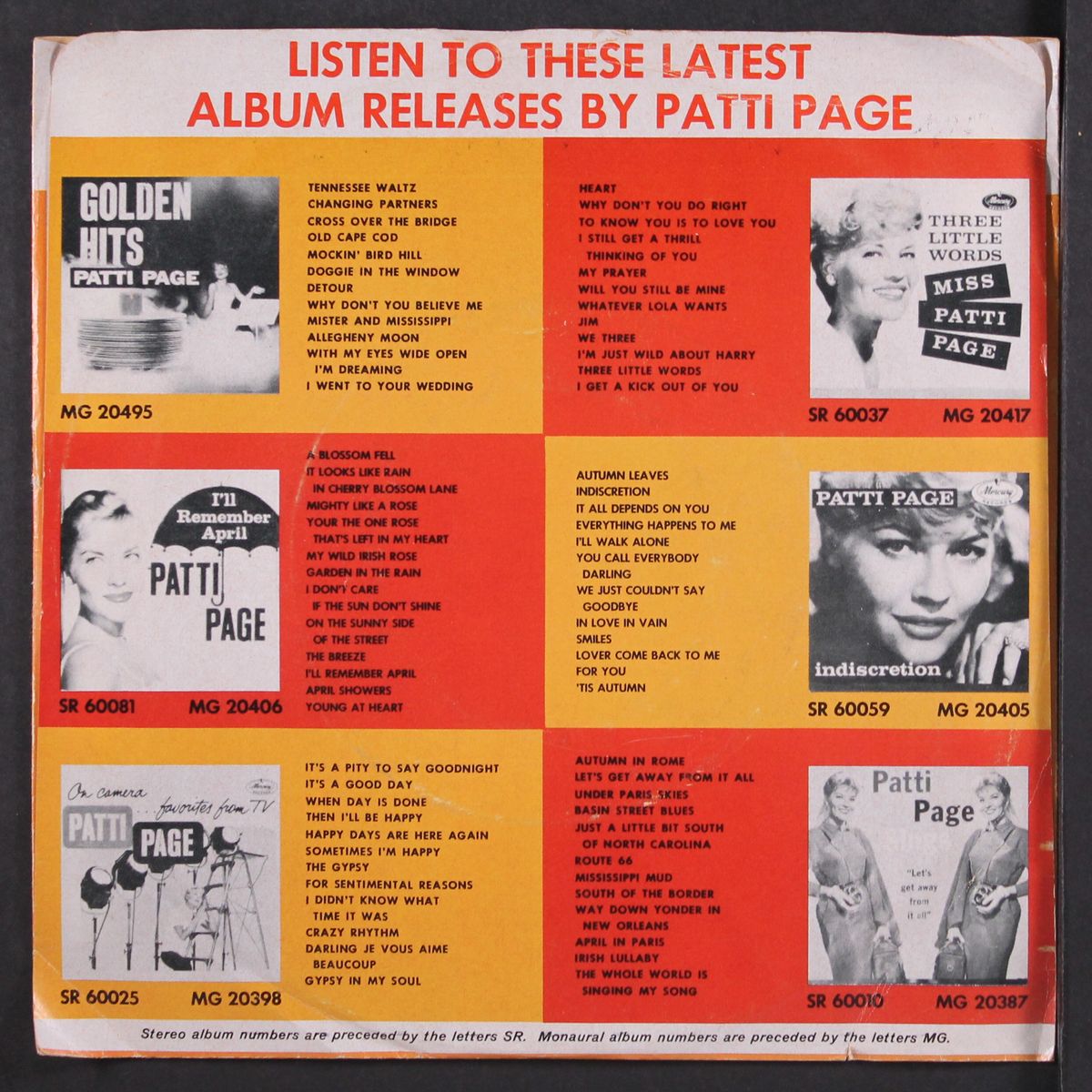 one of us / what will my future be by PATTI PAGE