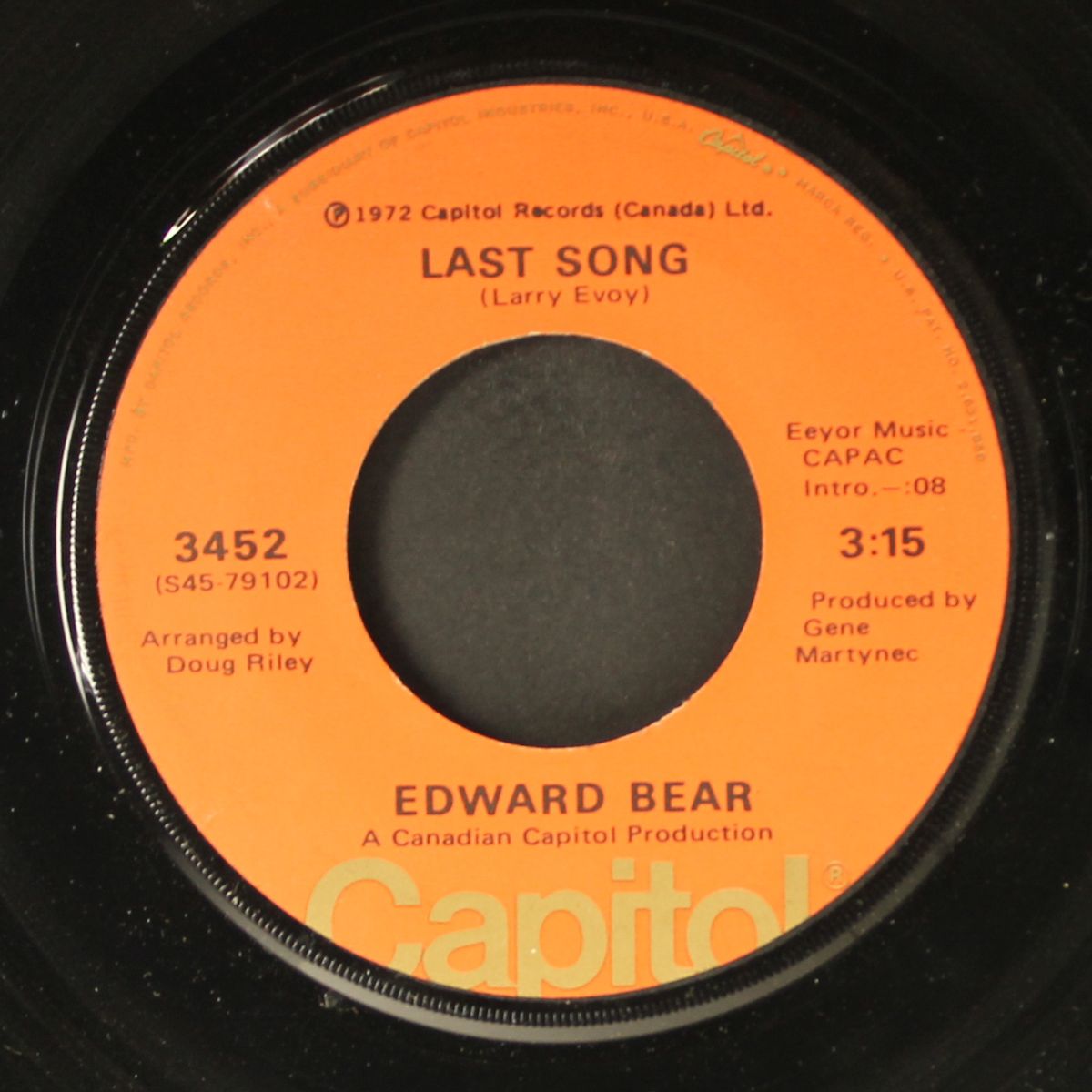 last song / best friend by EDWARD BEAR
