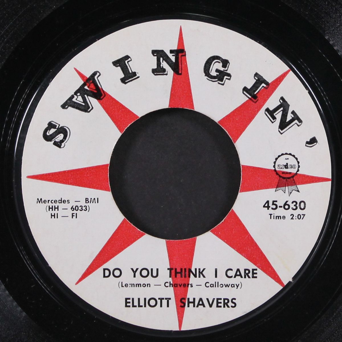 yon he go / do you think i care by ELLIOTT SHAVERS