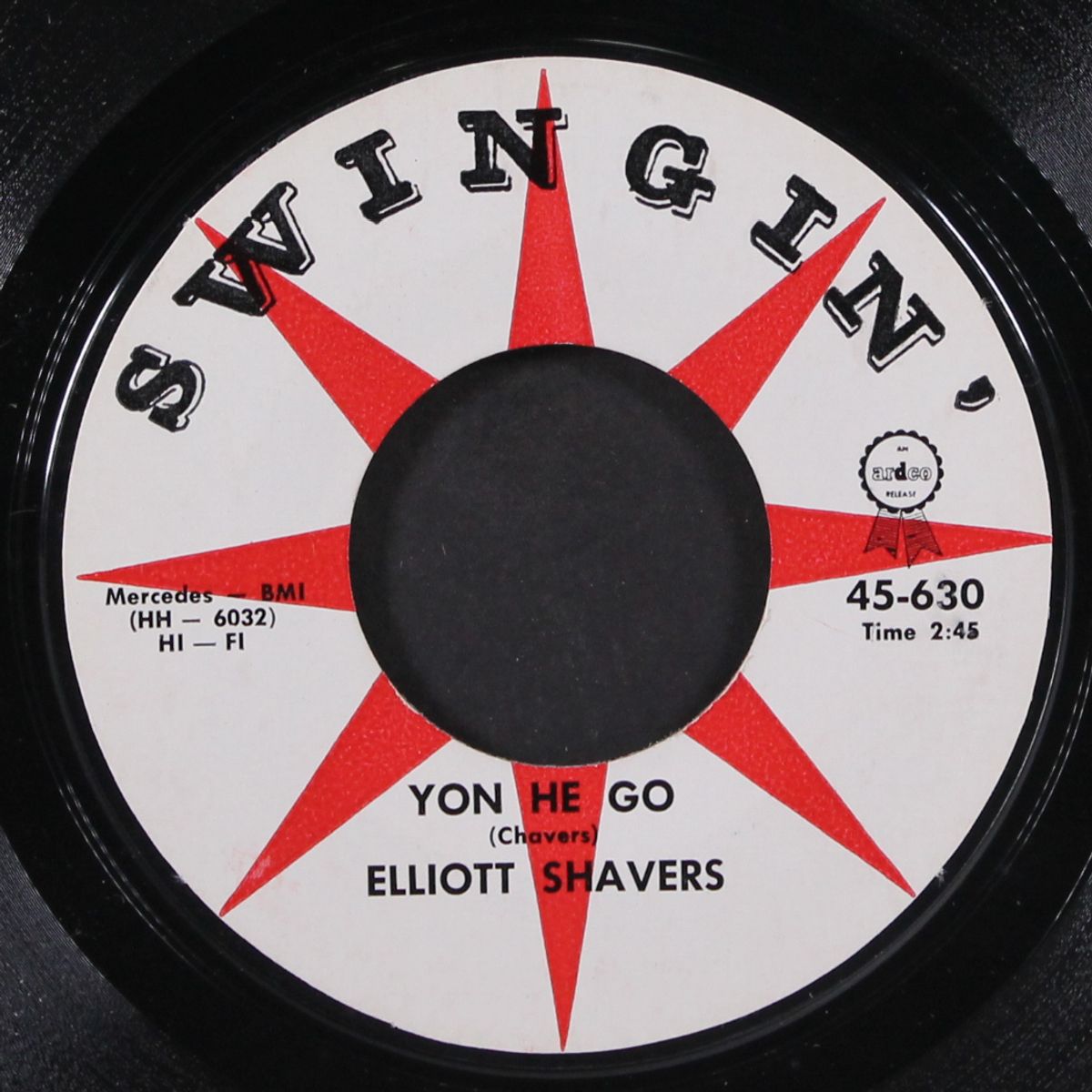 yon he go / do you think i care by ELLIOTT SHAVERS