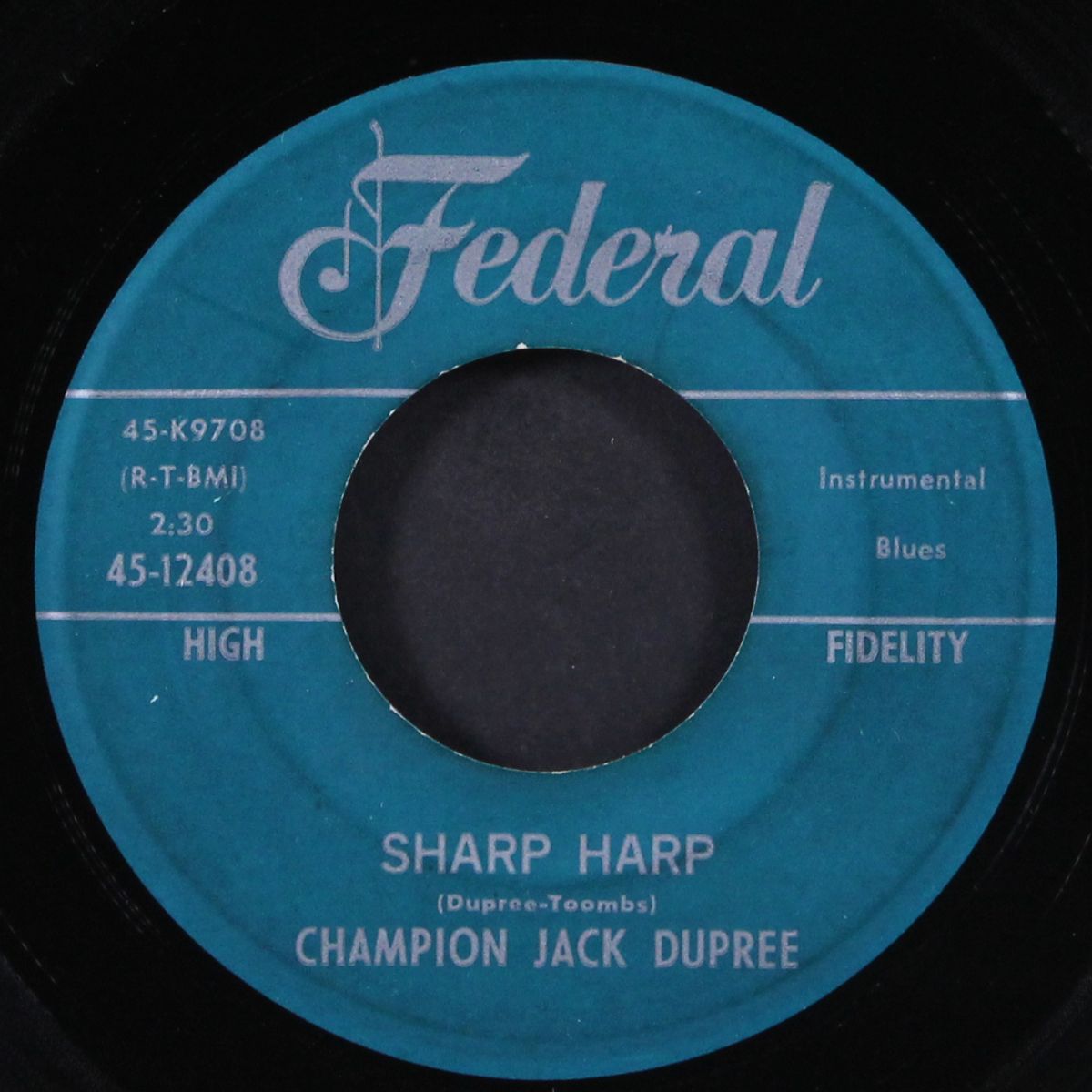 sharp harp / two below zero by CHAMPION JACK DUPREE