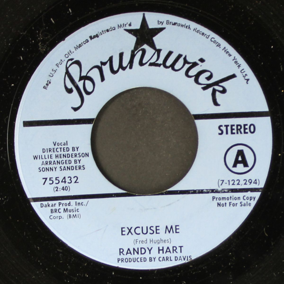 excuse me / the other one by RANDY HART