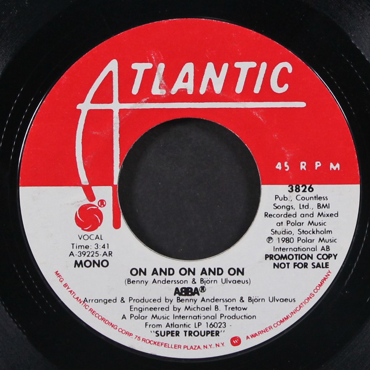 on and on and on / mono by ABBA