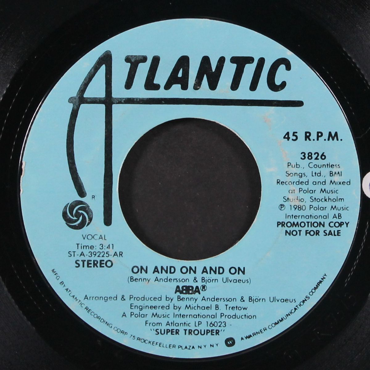 on and on and on / mono by ABBA