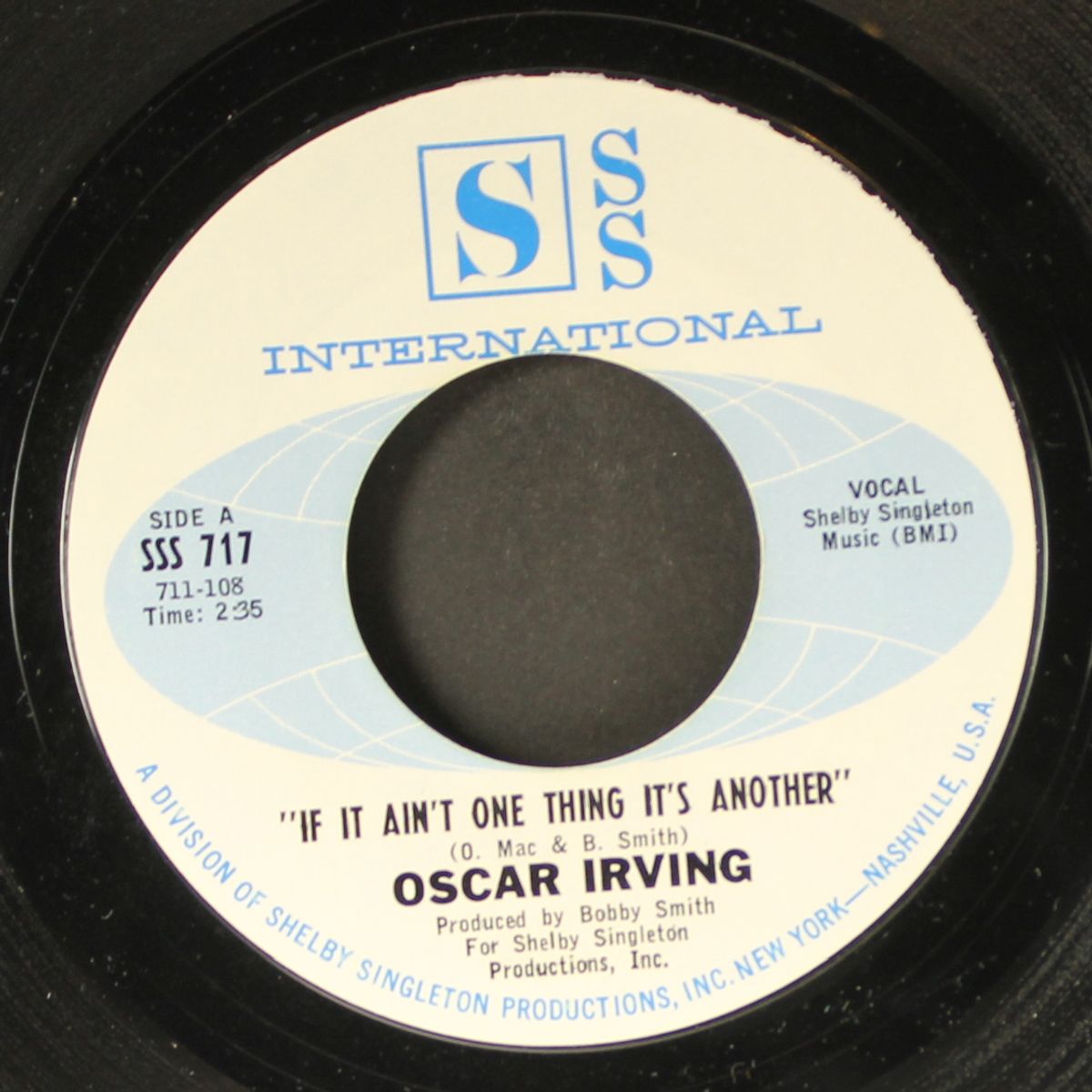 my pillow stays wet / if it ain't one thing it's another by OSCAR IRVING