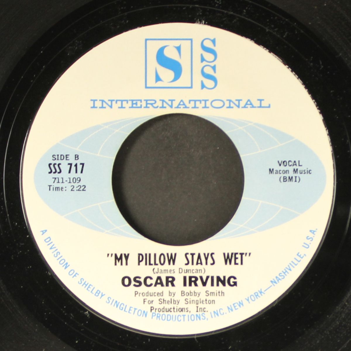 my pillow stays wet / if it ain't one thing it's another by OSCAR IRVING