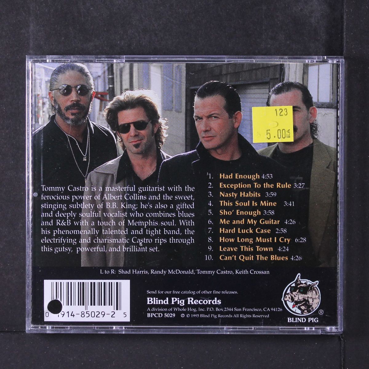 exception to the rule by TOMMY CASTRO