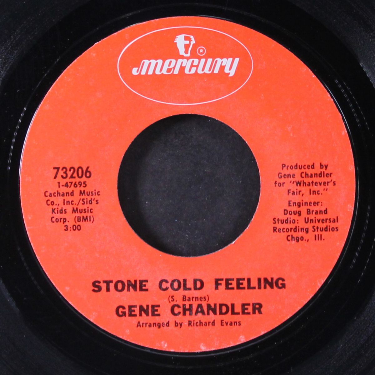 you're a lady / stone cold feeling by GENE CHANDLER