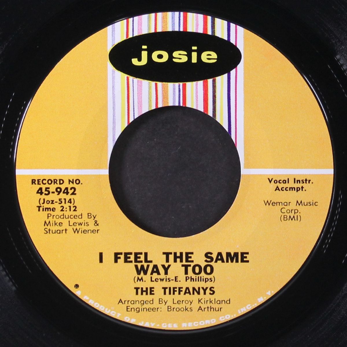 i just wanna be your girl / i feel the same way too by TIFFANYS