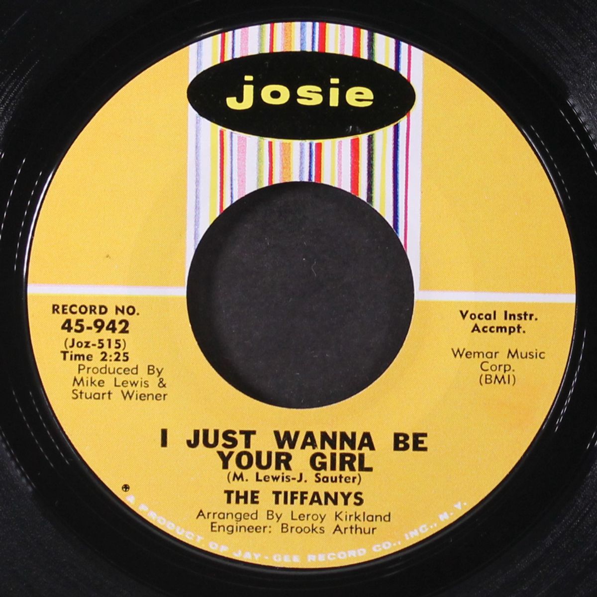 i just wanna be your girl / i feel the same way too by TIFFANYS