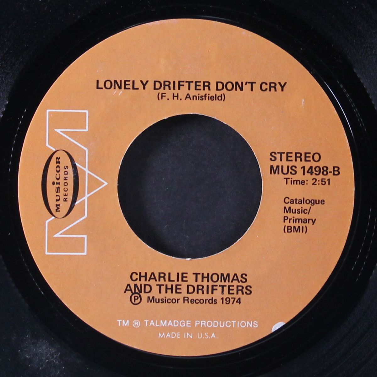 a midsummer night in harlem / lonely drifter don't cry by CHARLIE THOMAS & DRIFTERS