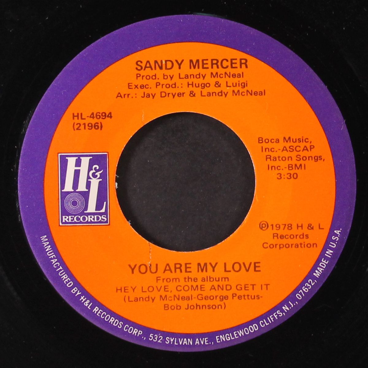 play with me / you are my love by SANDY MERCER