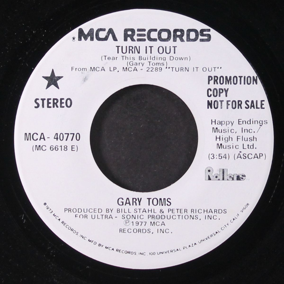 turn it out / same by GARY TOMS