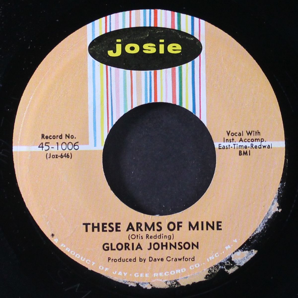 give you plenty lovin' / these arms of mine by GLORIA JOHNSON
