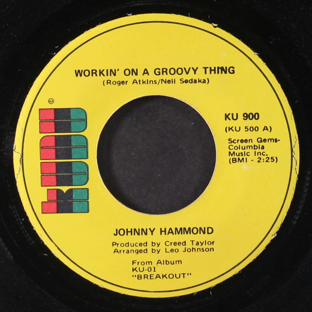 workin' on a groovy thing / it's too late by JOHNNY HAMMOND