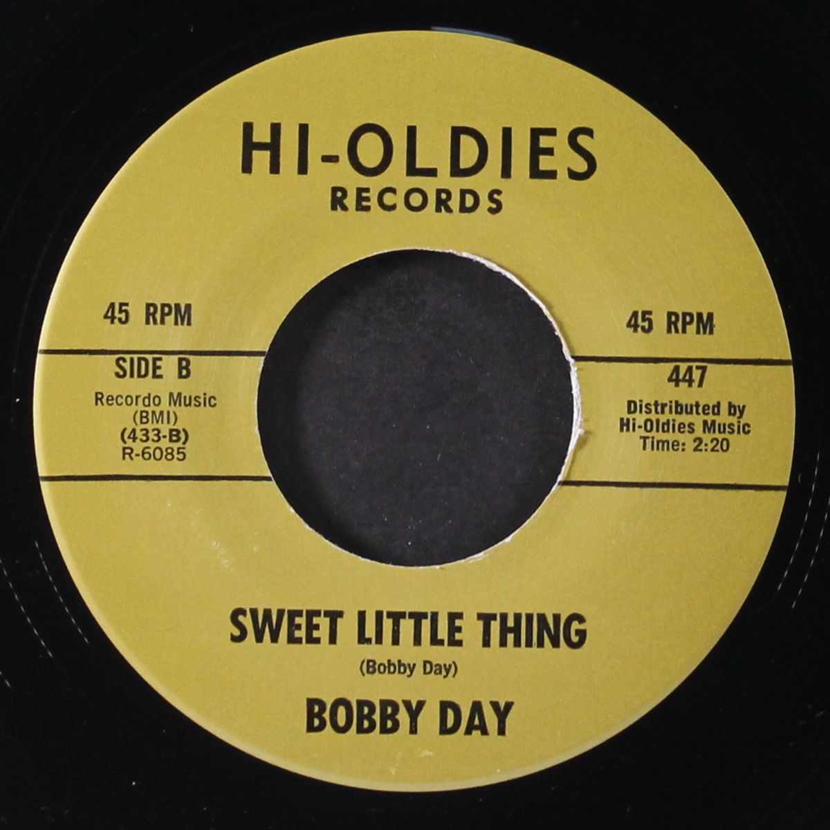 over and over / sweet little thing by BOBBY DAY