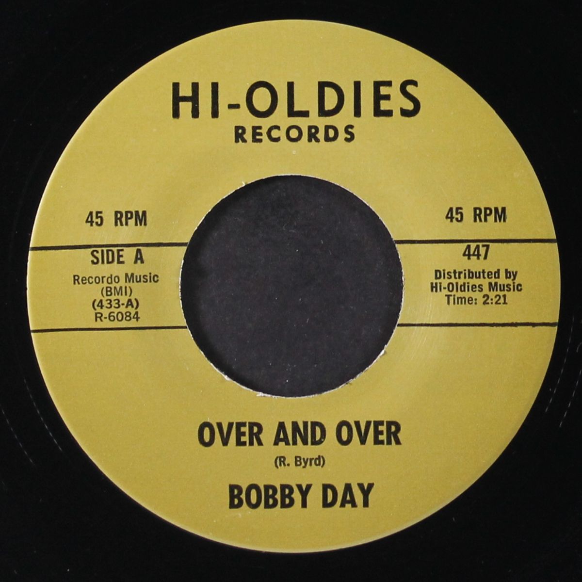 over and over / sweet little thing by BOBBY DAY