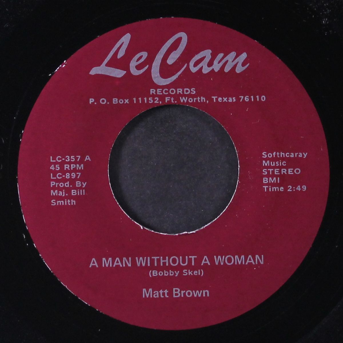 a man without a woman / soul of a man by MATT BROWN