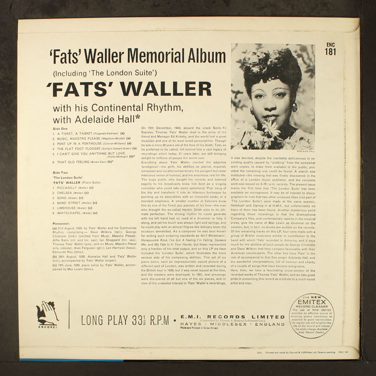 memorial album by FATS WALLER