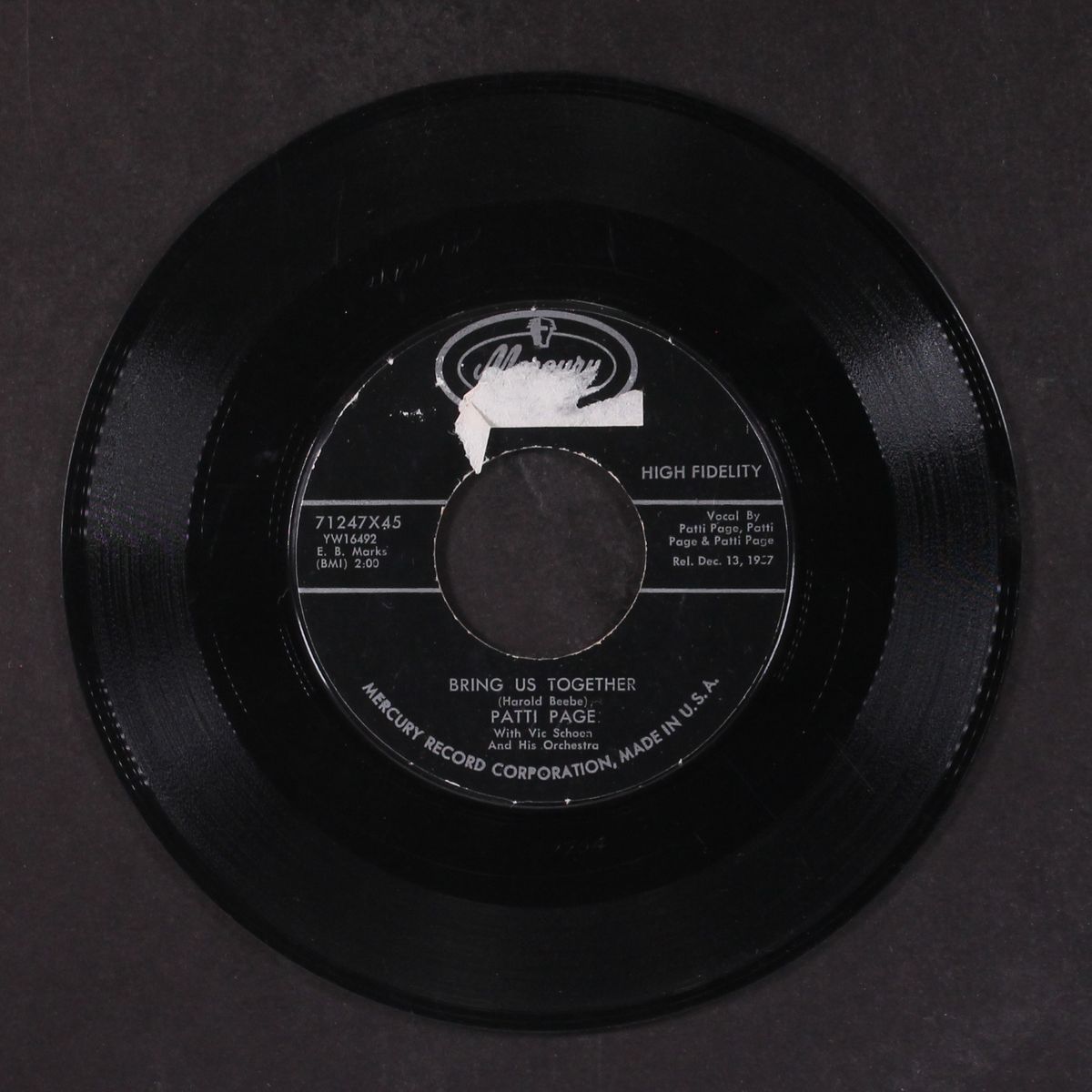 the boy's night out / three fools by PATTI PAGE