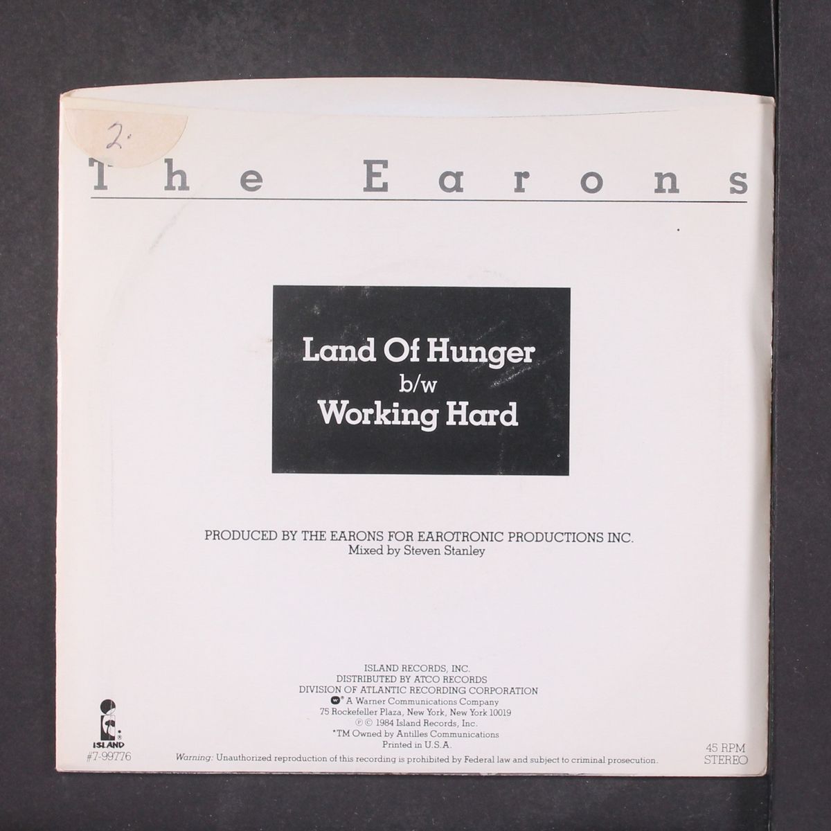 land of hunger / same by EARONS