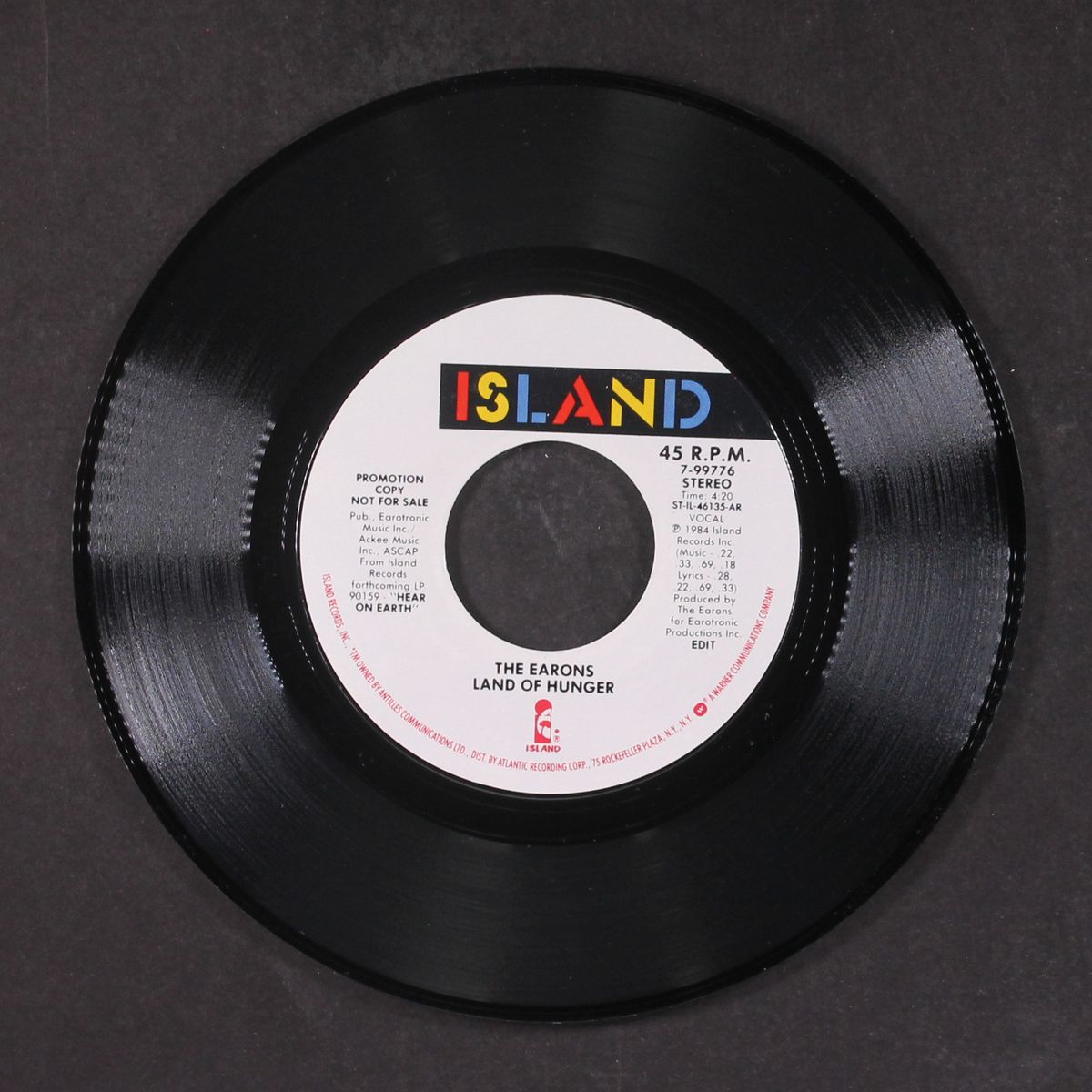 land of hunger / same by EARONS