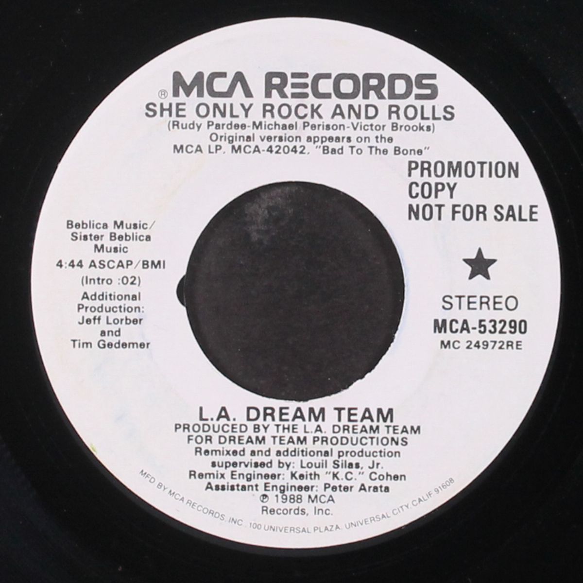 she only rock and rolls / stop to start by L.A. DREAM TEAM