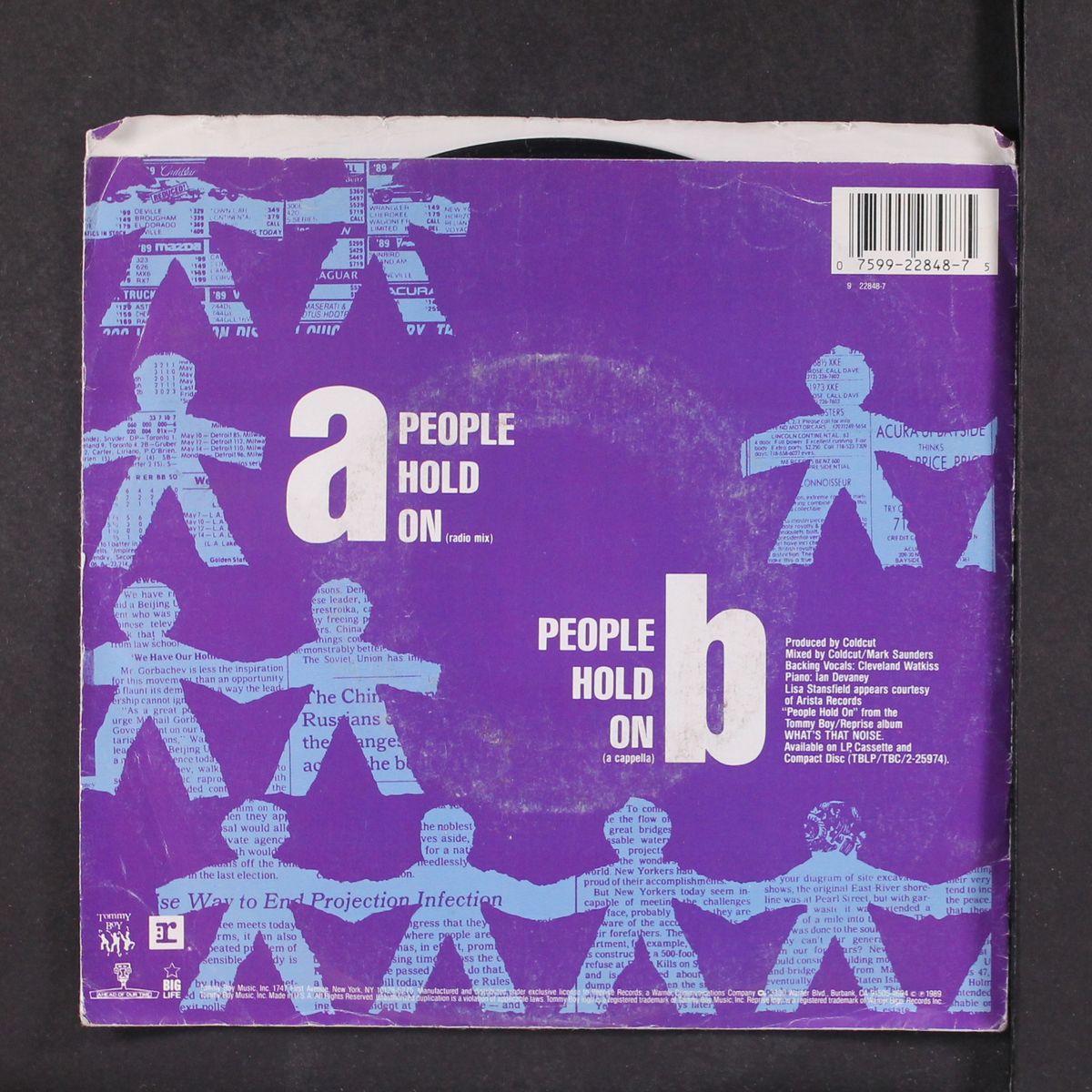 people hold on / a cappella by COLDCUT FT. LISA STANSFIELD