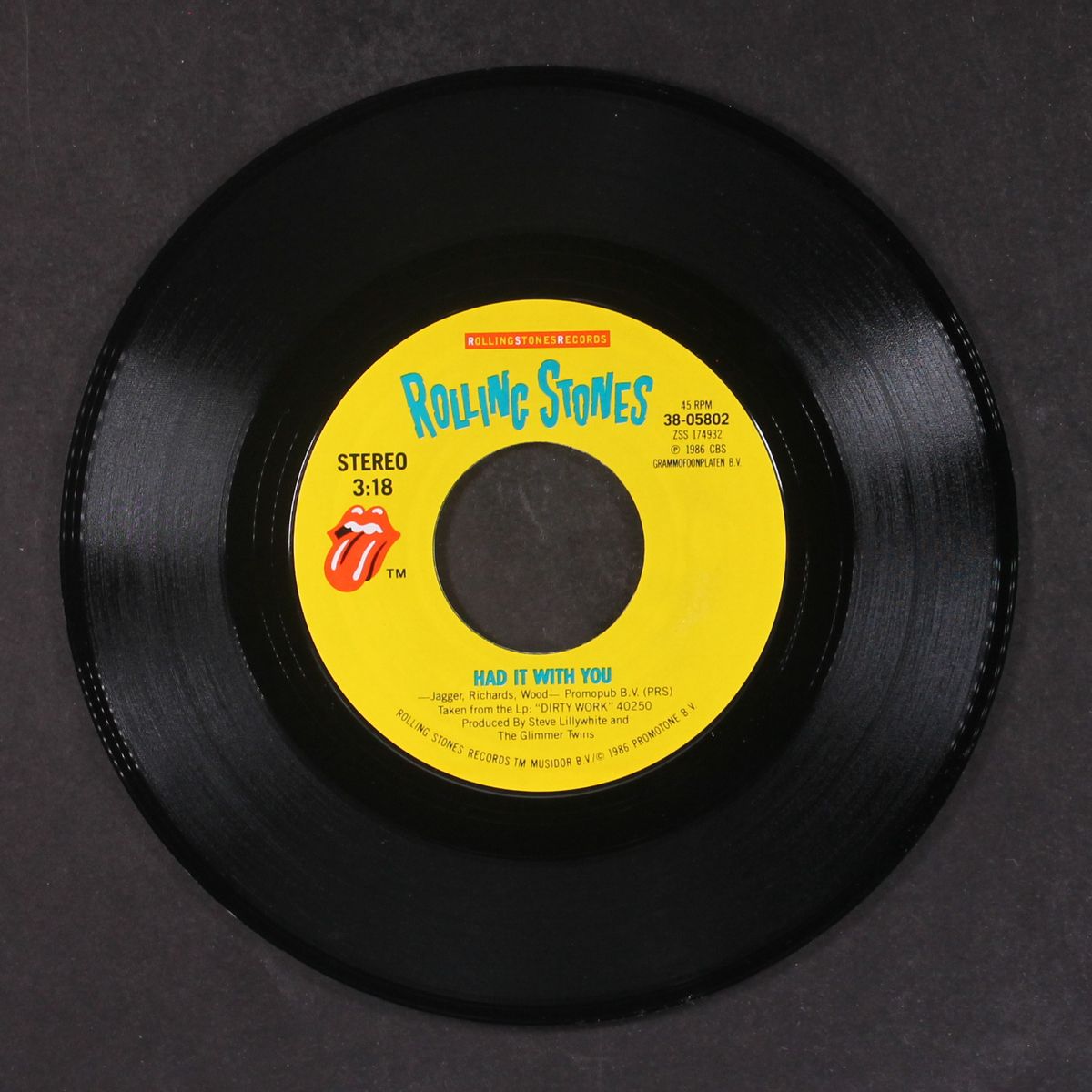 harlem shuffle / had it with you by ROLLING STONES