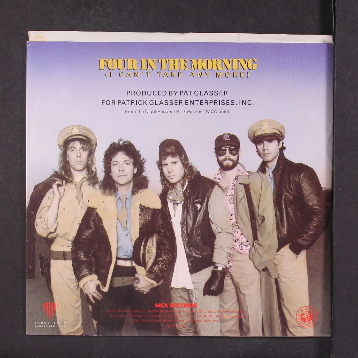four in the morning / this boy needs to rock by NIGHT RANGER