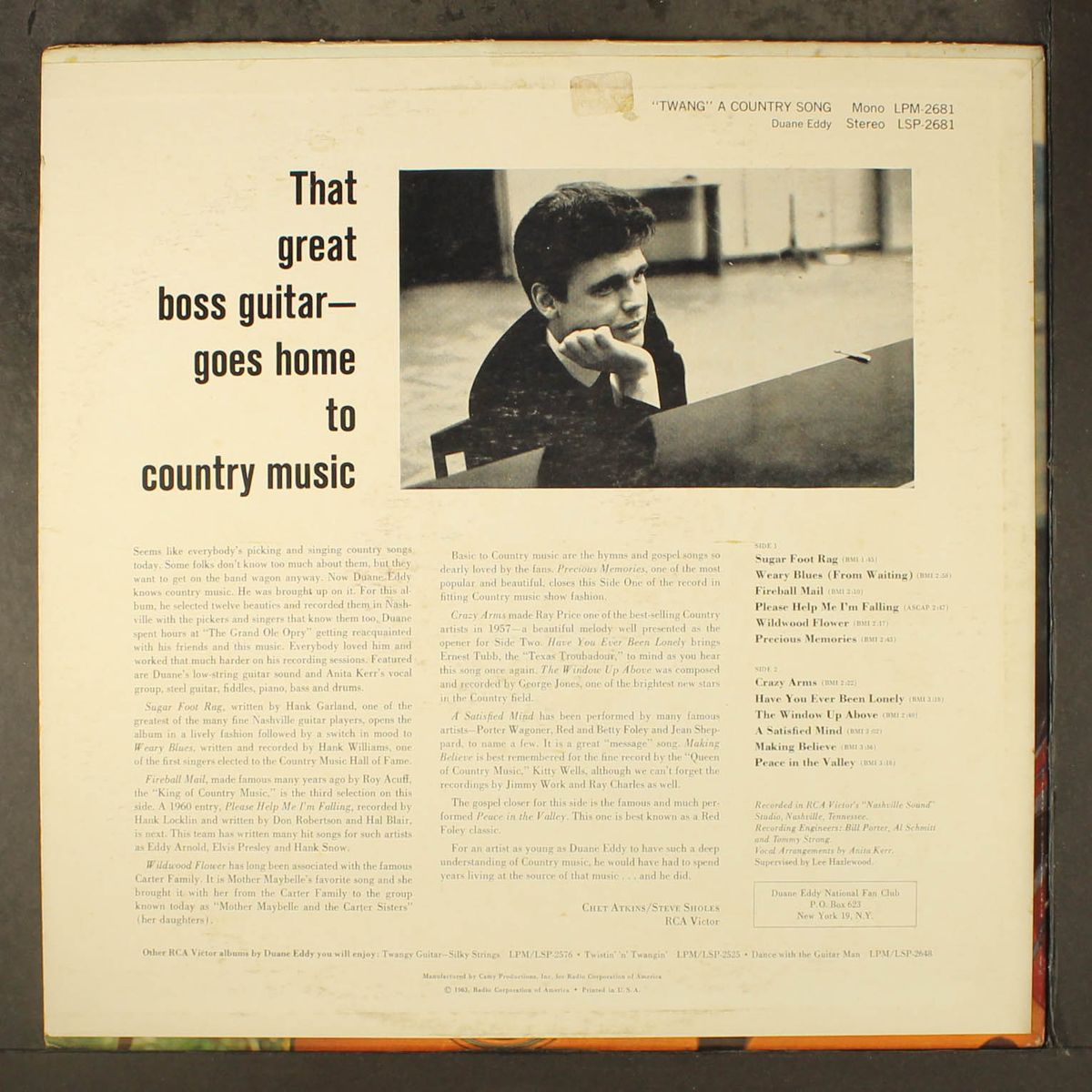 twang a country song by DUANE EDDY