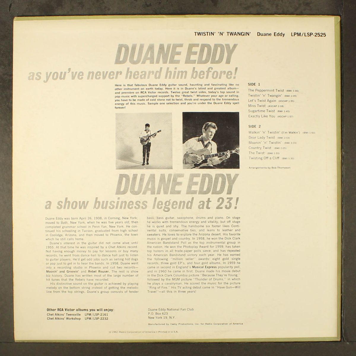 twistin' and twangin' by DUANE EDDY