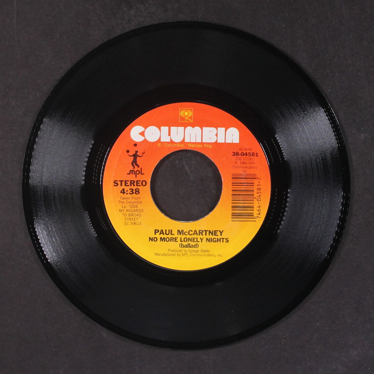 no more lonely nights by PAUL MCCARTNEY