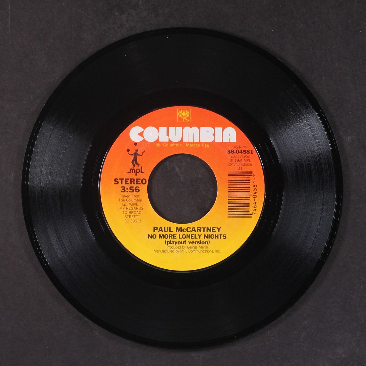 no more lonely nights by PAUL MCCARTNEY