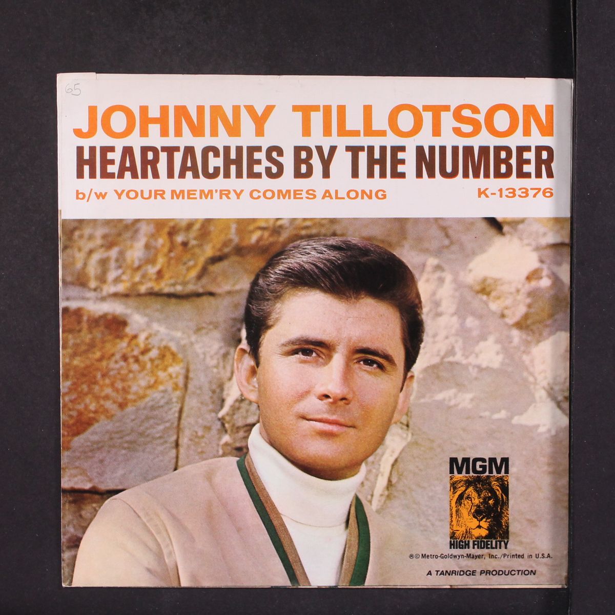 heartaches by the number by JOHNNY TILLOTSON