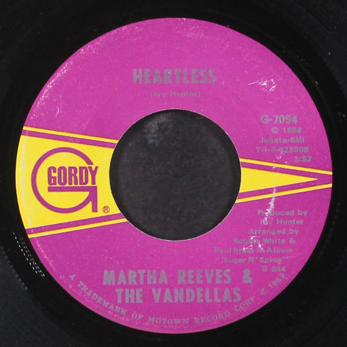 taking my love (and leaving me) / heartless by MARTHA REEVES & VANDELLAS