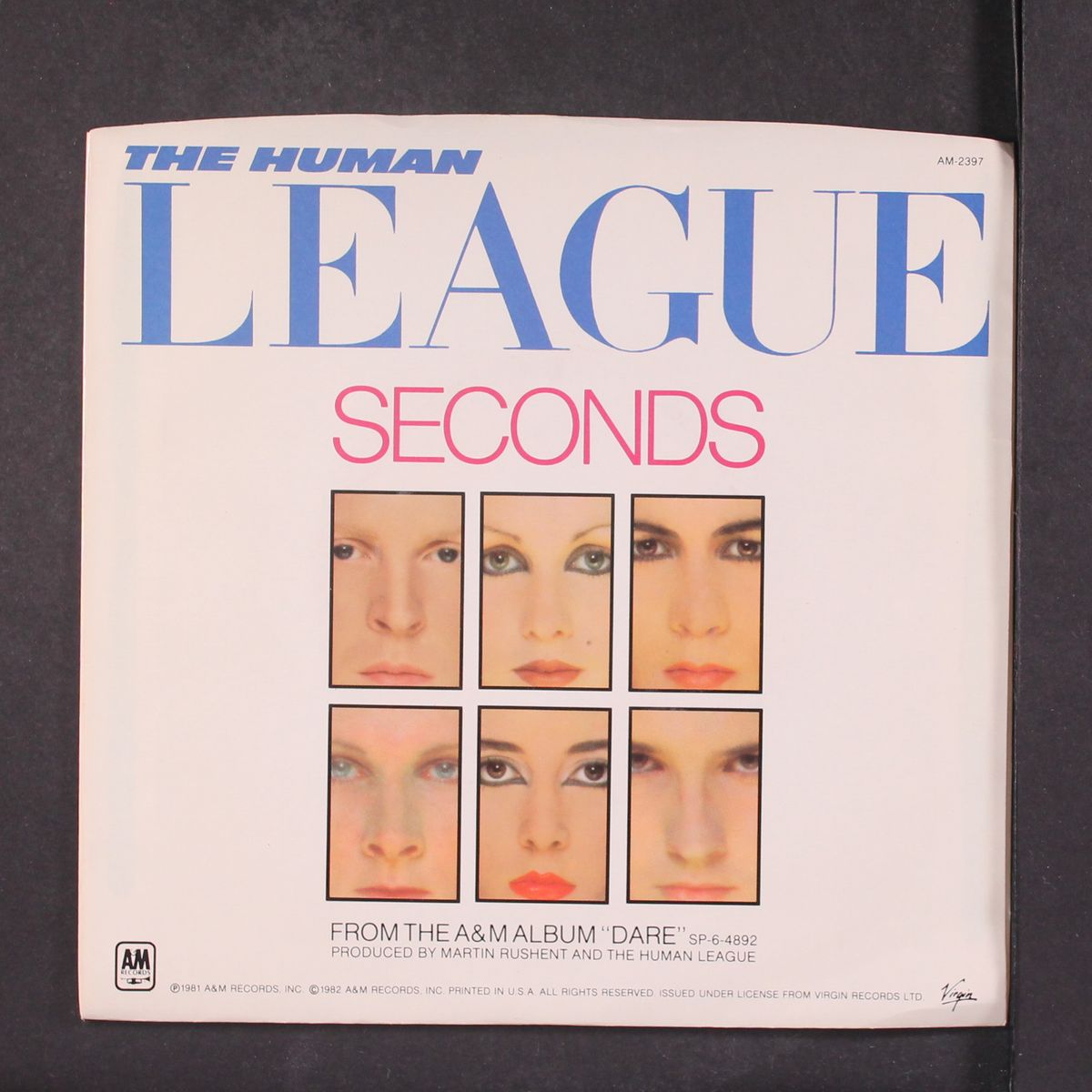 don't you want me / seconds by HUMAN LEAGUE