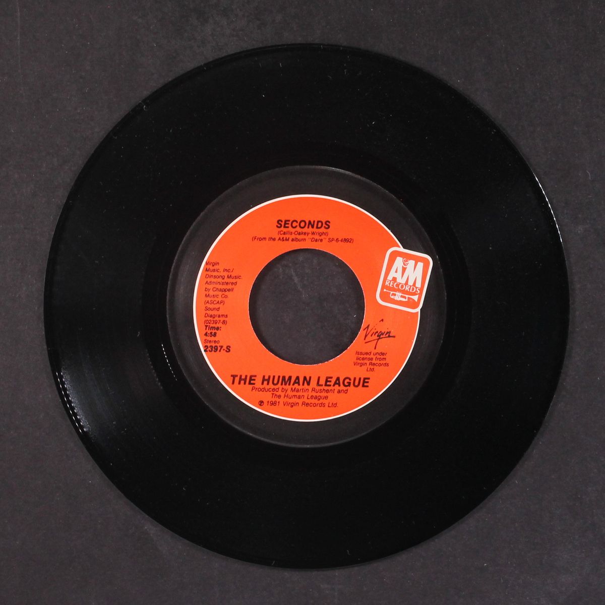 don't you want me / seconds by HUMAN LEAGUE