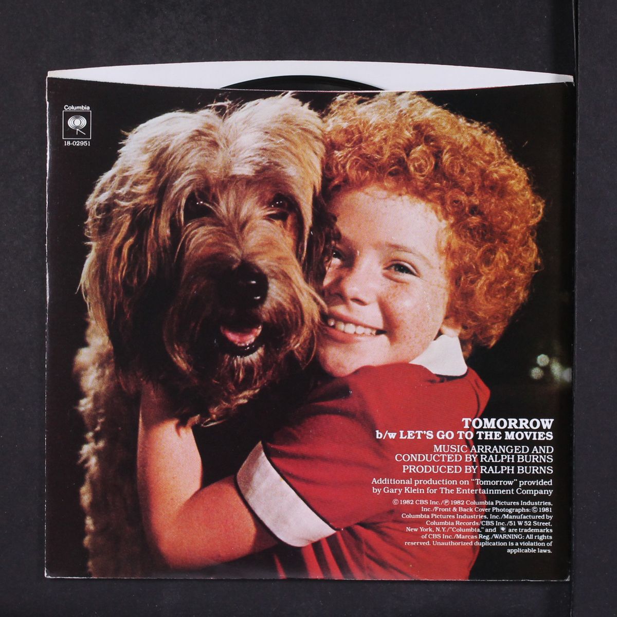 tomorrow / let's go to the movies by AILEEN QUINN AND THE ORPHANS