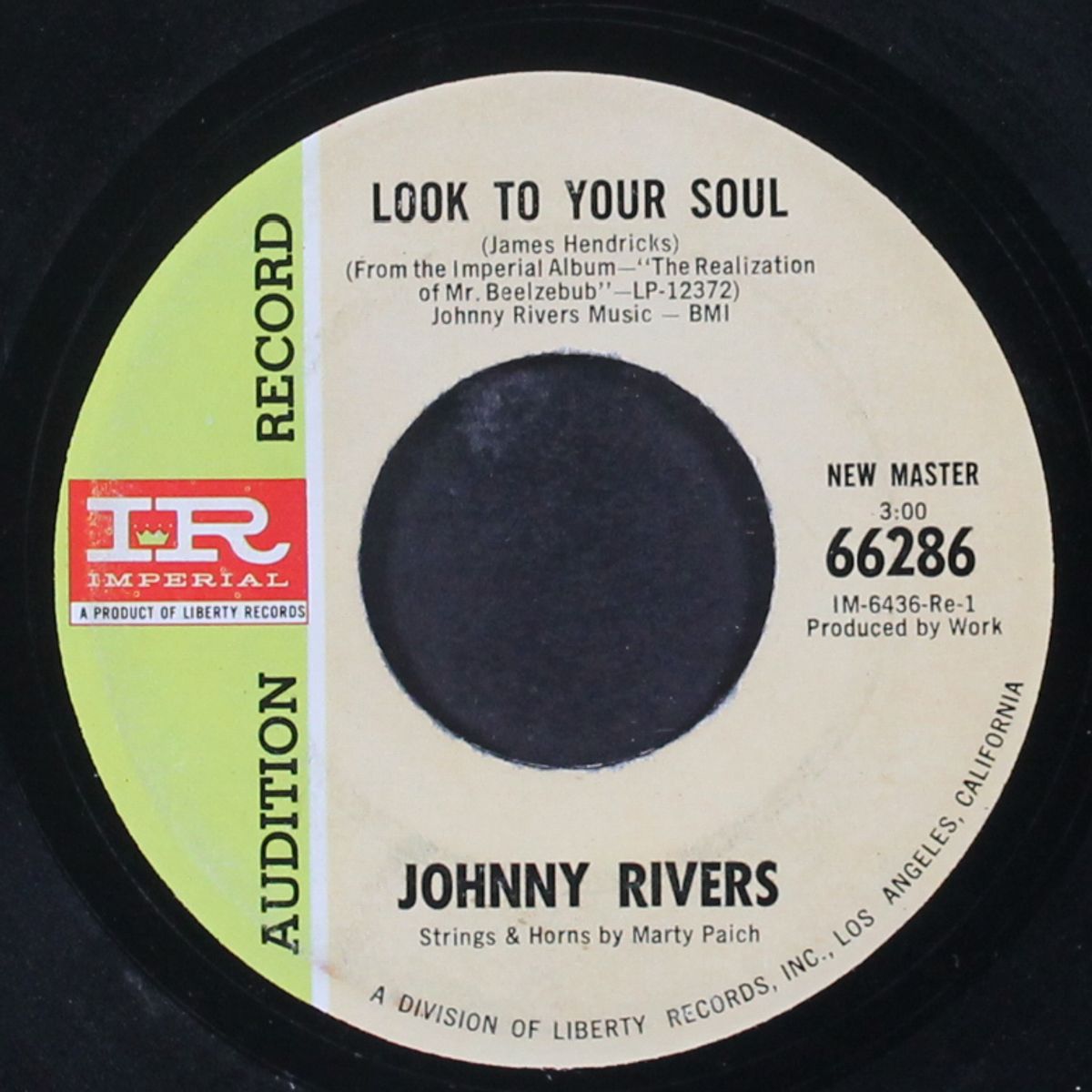 look to your soul / same by JOHNNY RIVERS