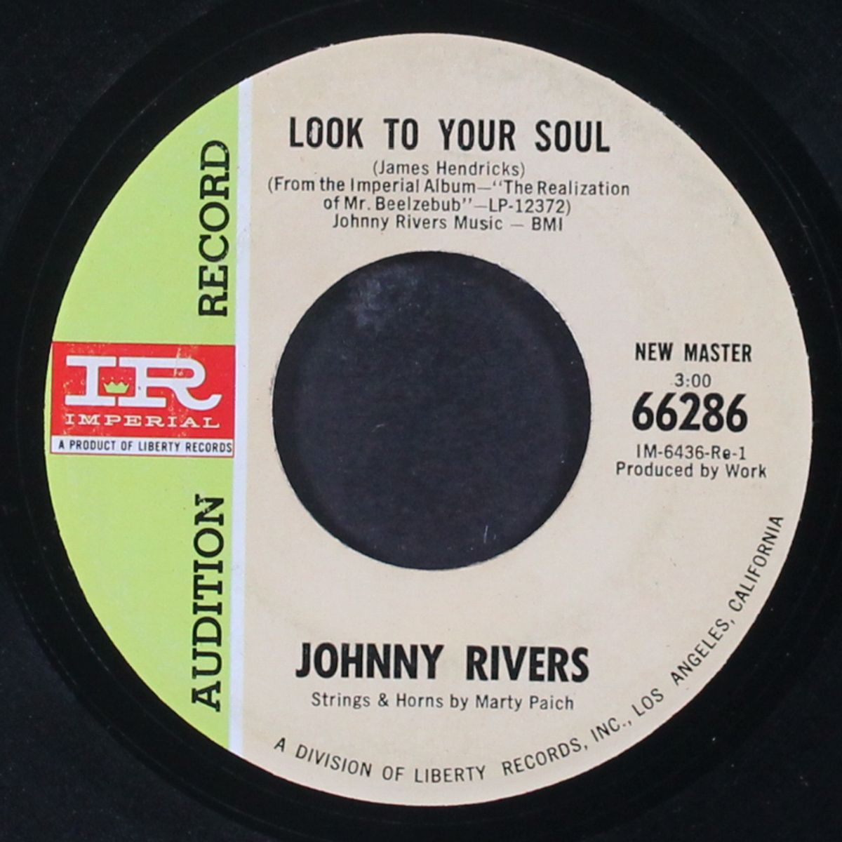 look to your soul / same by JOHNNY RIVERS