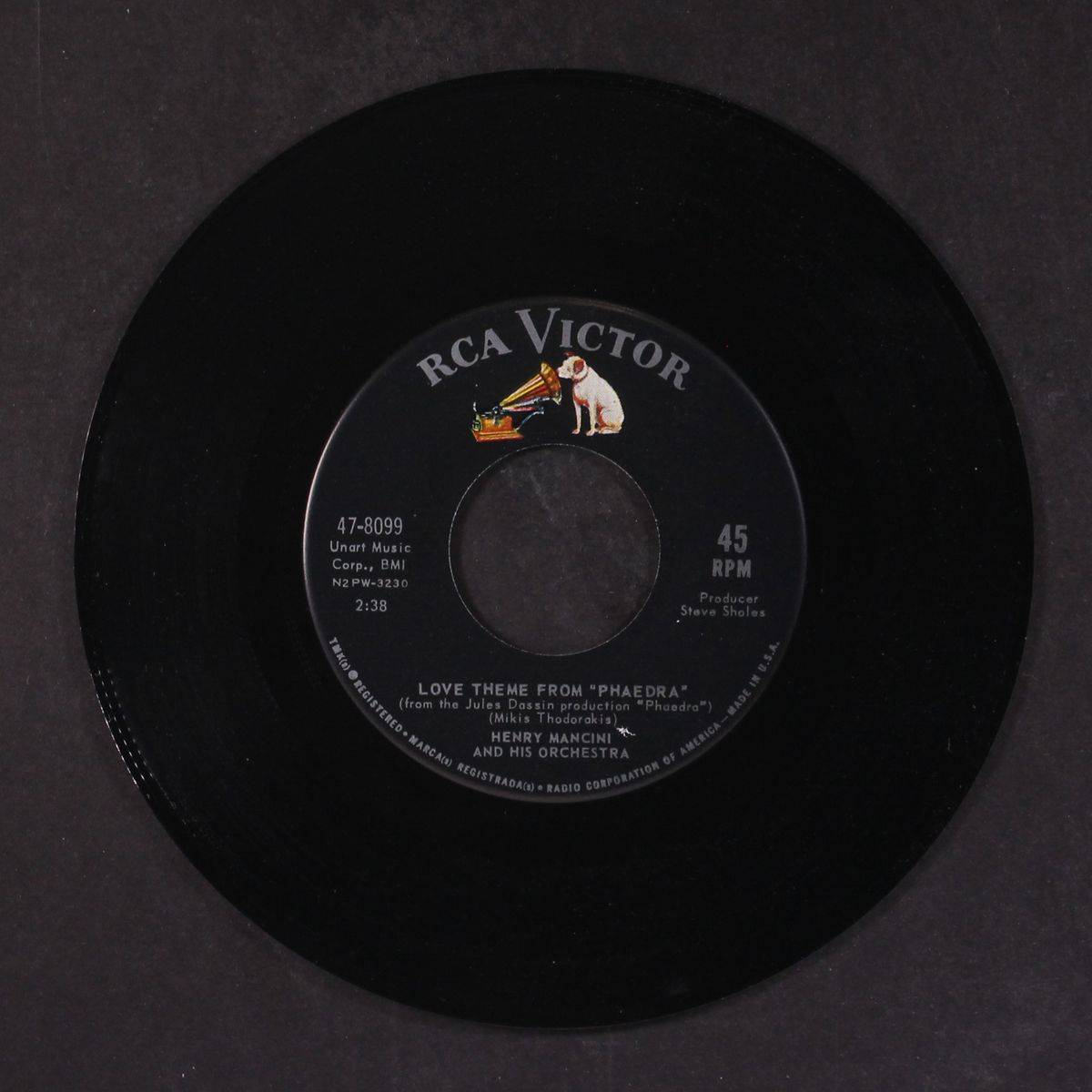 love theme from phaedra / dreamsville by HENRY MANCINI