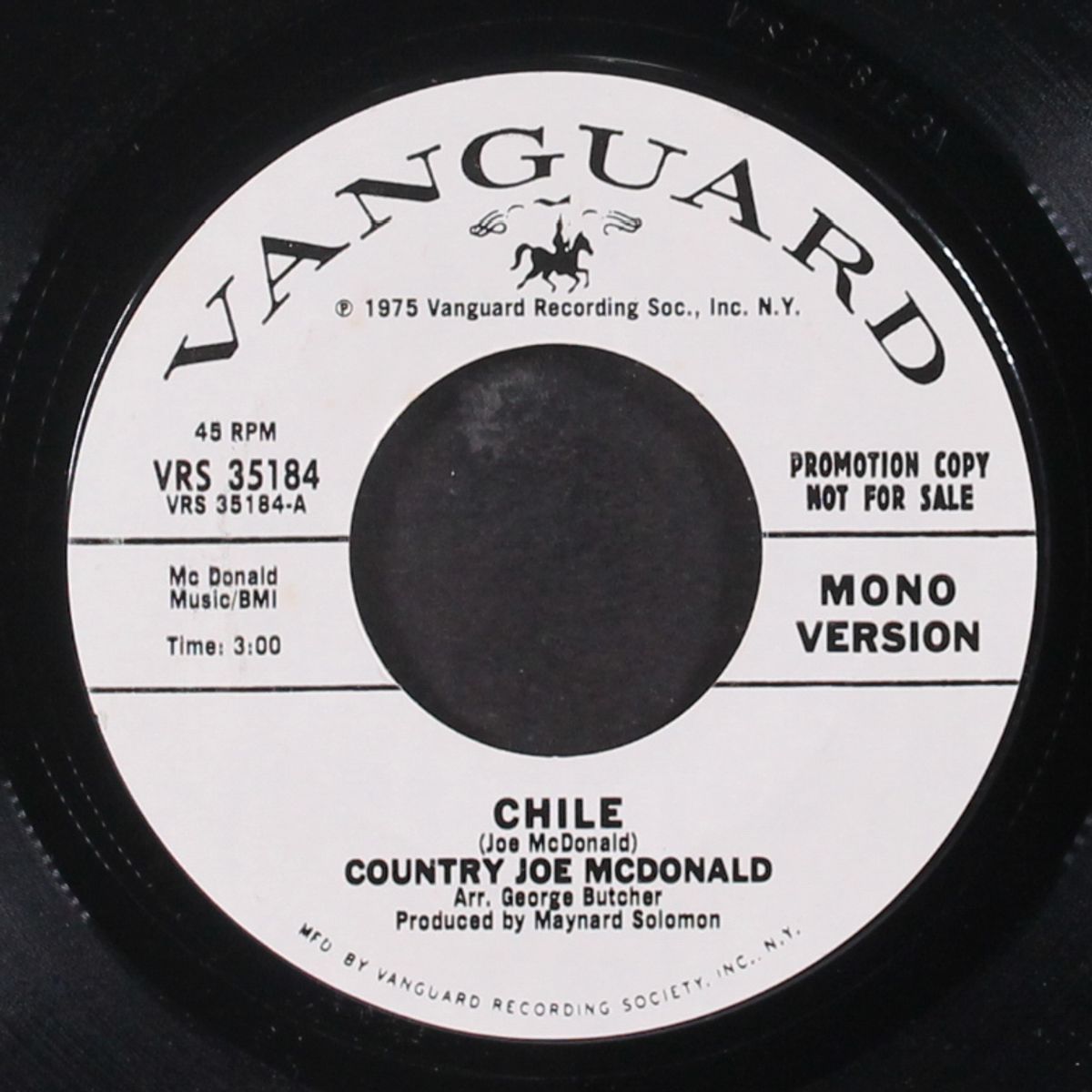 jesse james / chile by COUNTRY JOE MCDONALD