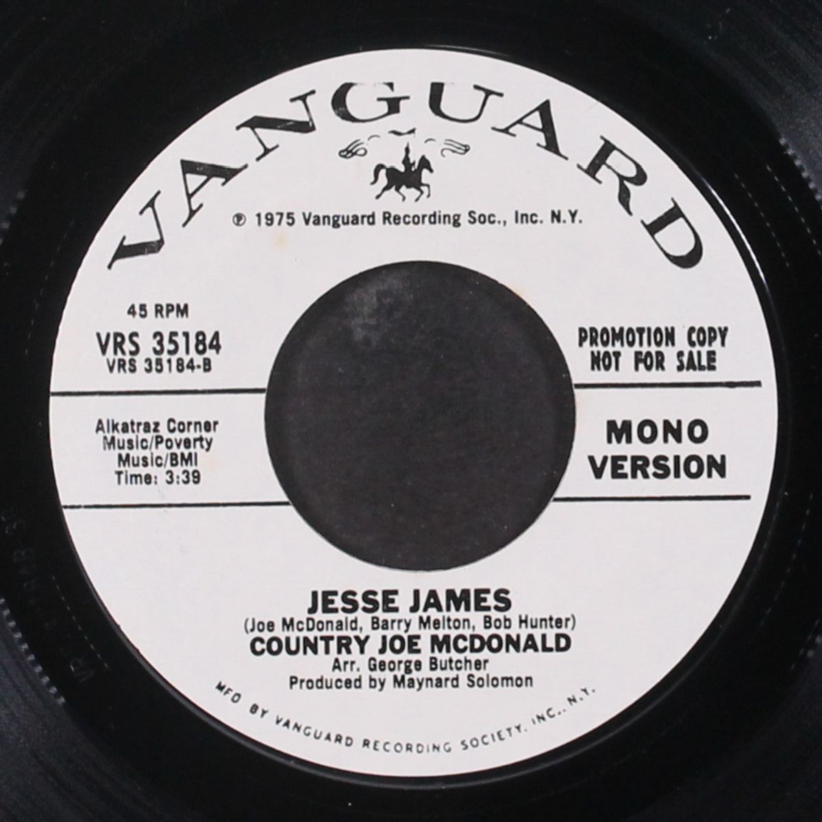 jesse james / chile by COUNTRY JOE MCDONALD