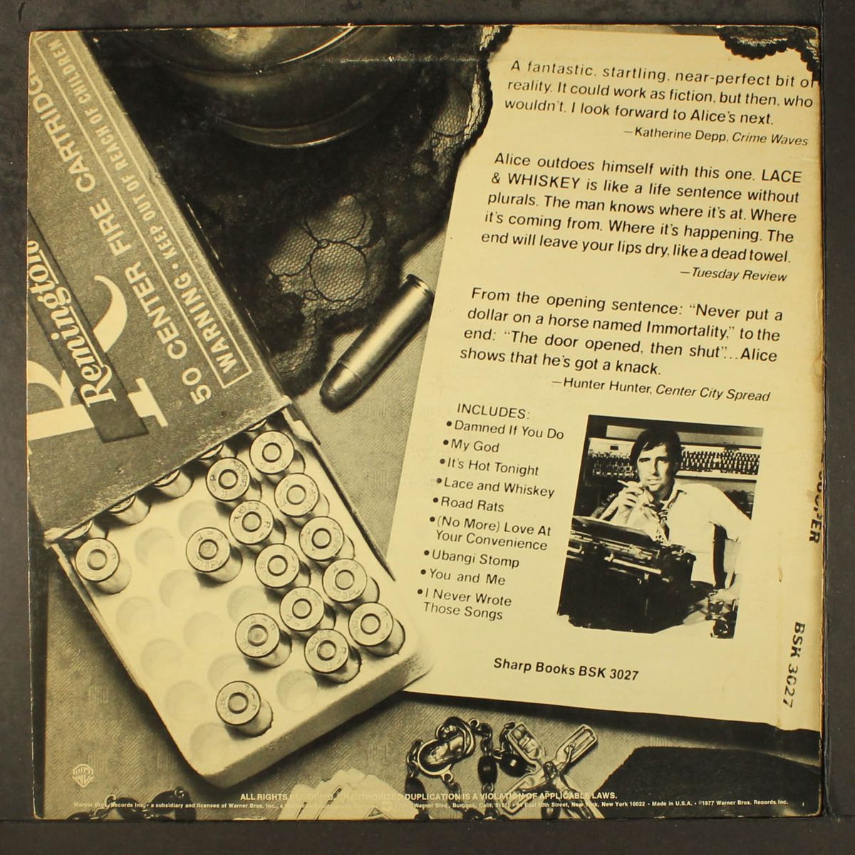 lace and whiskey by ALICE COOPER