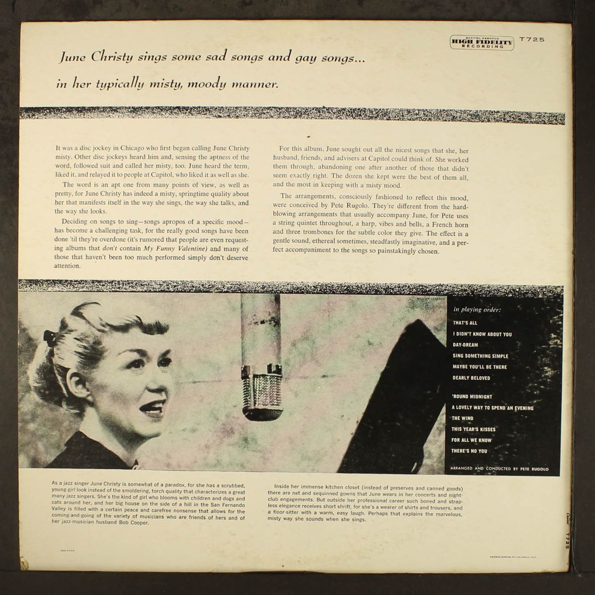 the misty miss christy by JUNE CHRISTY
