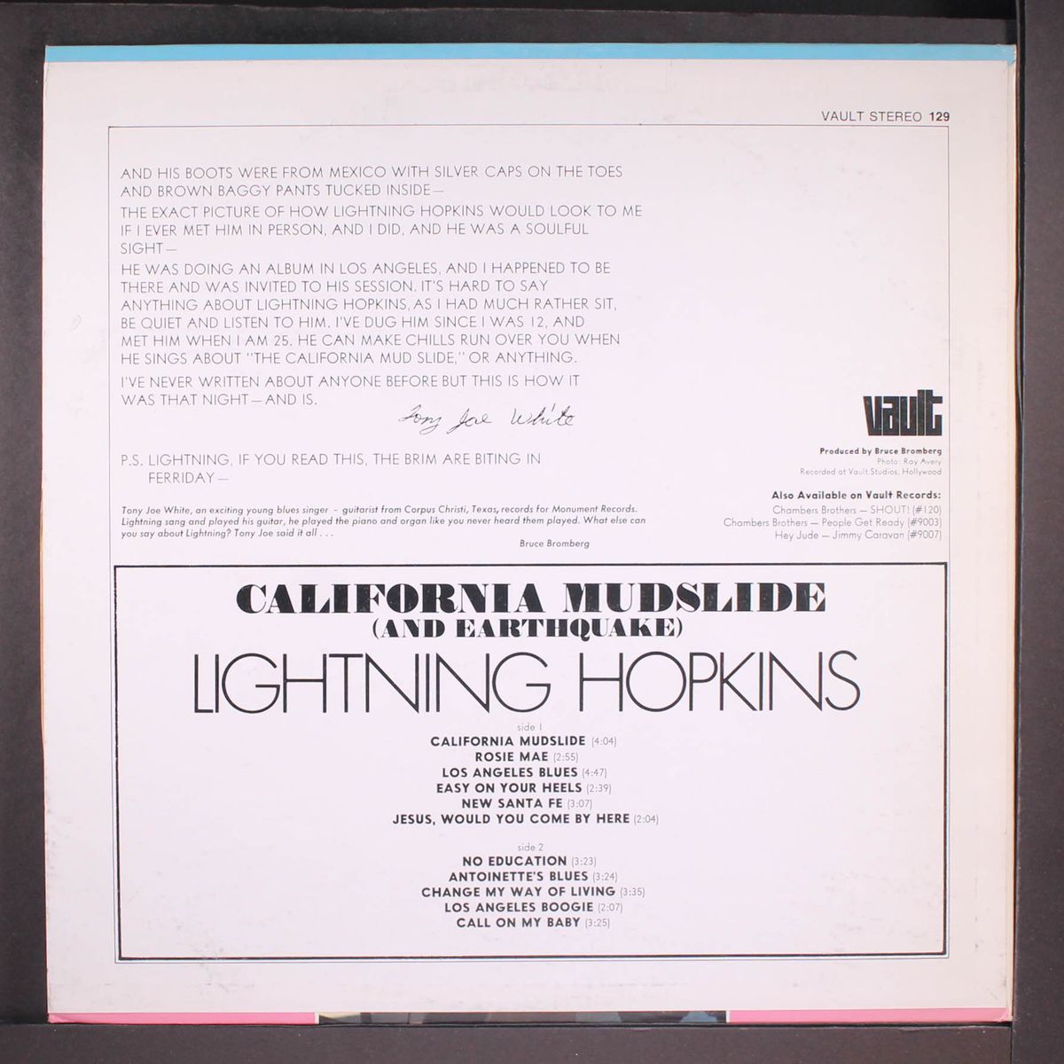 california mudslide by LIGHTNING HOPKINS